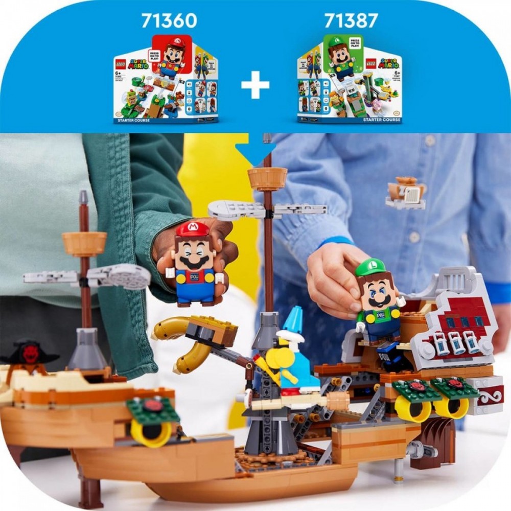 Holiday Gift Sale - LEGO Super Mario Bowser's Airship Development Prepare Plaything (71391 ) - Off:£51[coc9655li]