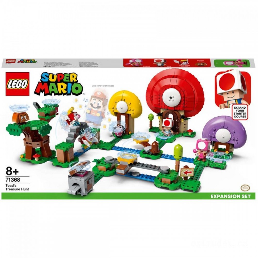 Black Friday Sale - LEGO Super Mario Toad's Jewel Search Expansion Prepare (71368 ) - Two-for-One Tuesday:£39