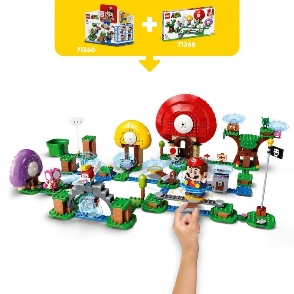 LEGO Super Mario Toad's Treasure Hunt Development Specify (71368 )