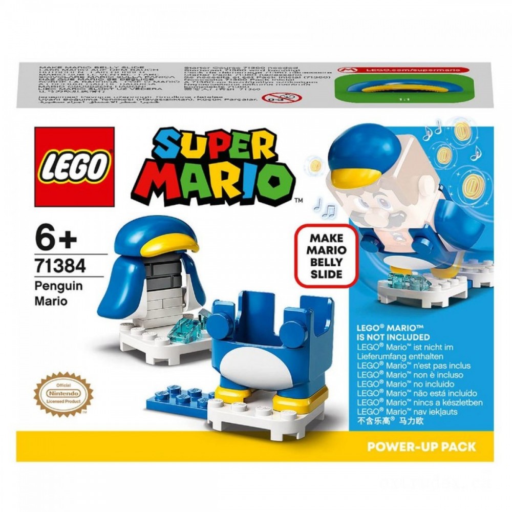 Half-Price Sale - LEGO Super Mario Penguin Mario Power-Up Stuff (71384 ) - Summer Savings Shindig:£7