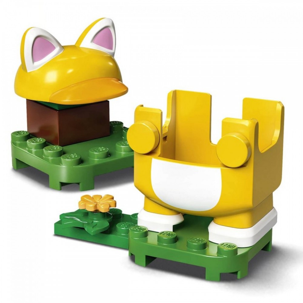 LEGO Super Mario Feline Power-Up Stuff Growth Establish (71372 )
