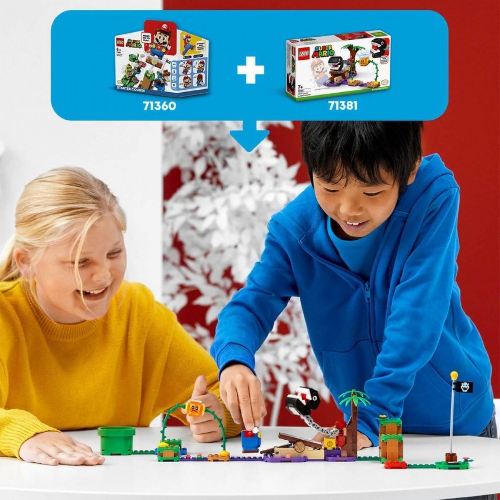 Flash Sale - LEGO Super Mario Chomp Forest Experience Development Establish (71381 ) - X-travaganza:£13[alc9673co]