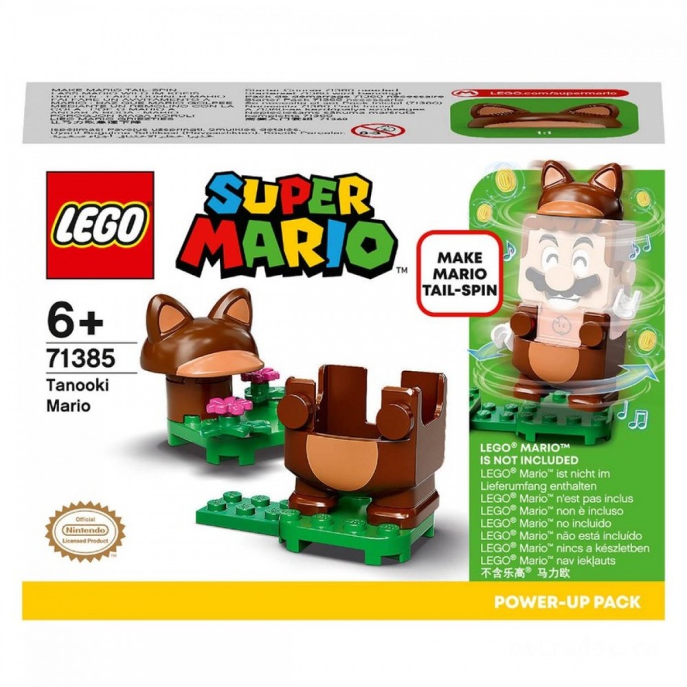 While Supplies Last - LEGO Super Mario Tanooki Mario Power-Up Load (71385 ) - New Year's Savings Spectacular:£6