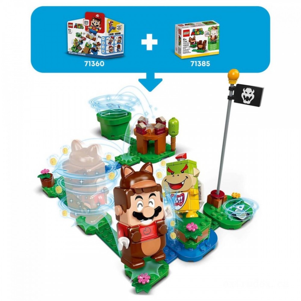 Bankruptcy Sale - LEGO Super Mario Tanooki Mario Power-Up Load (71385 ) - Anniversary Sale-A-Bration:£6
