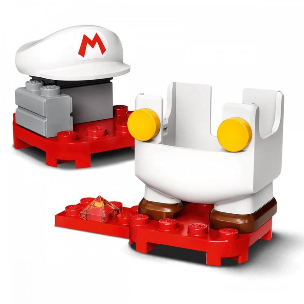 LEGO Super Mario Fire Power-Up Load Growth Establish (71370 )