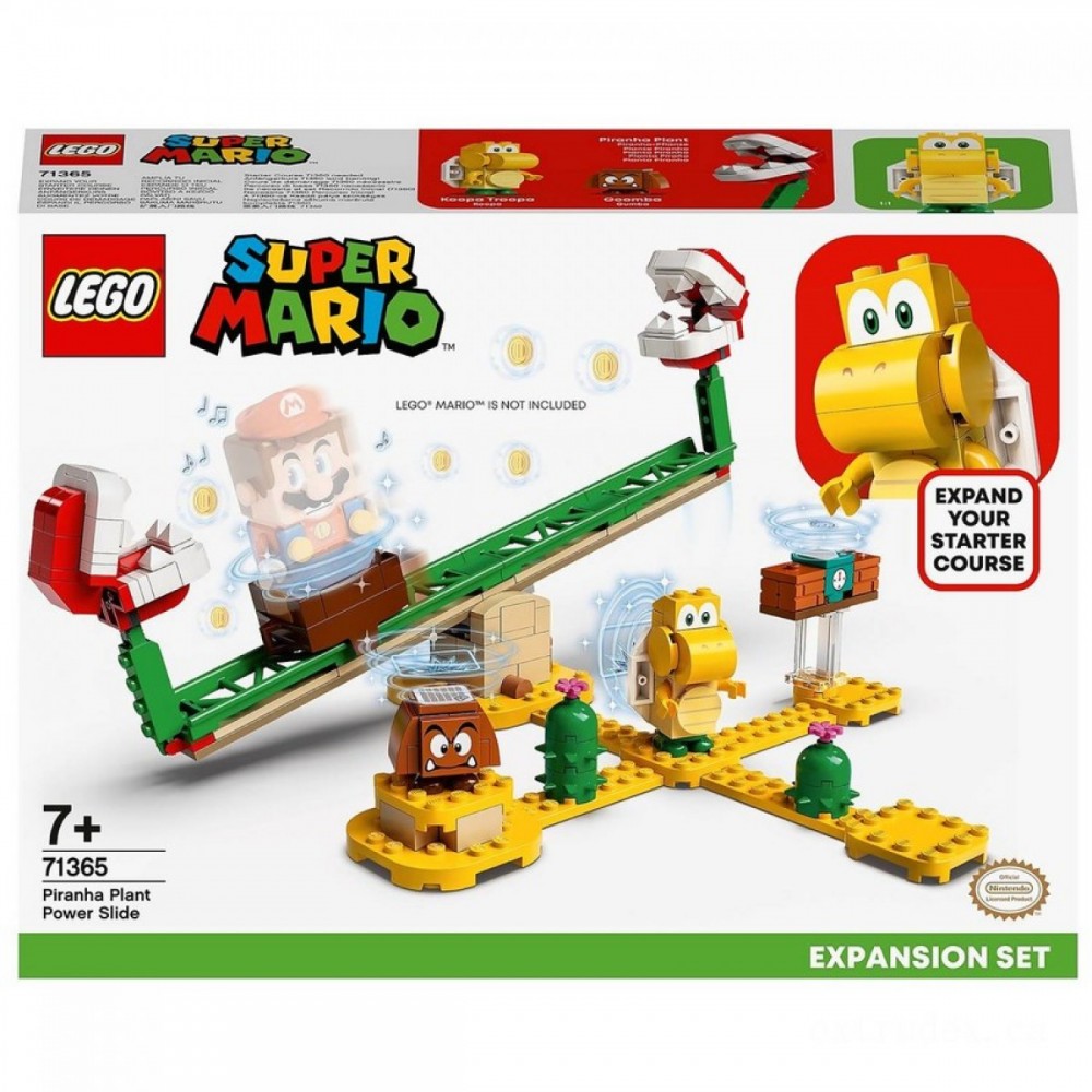 LEGO Super Mario Piranha Vegetation Slide Growth Set (71365 )
