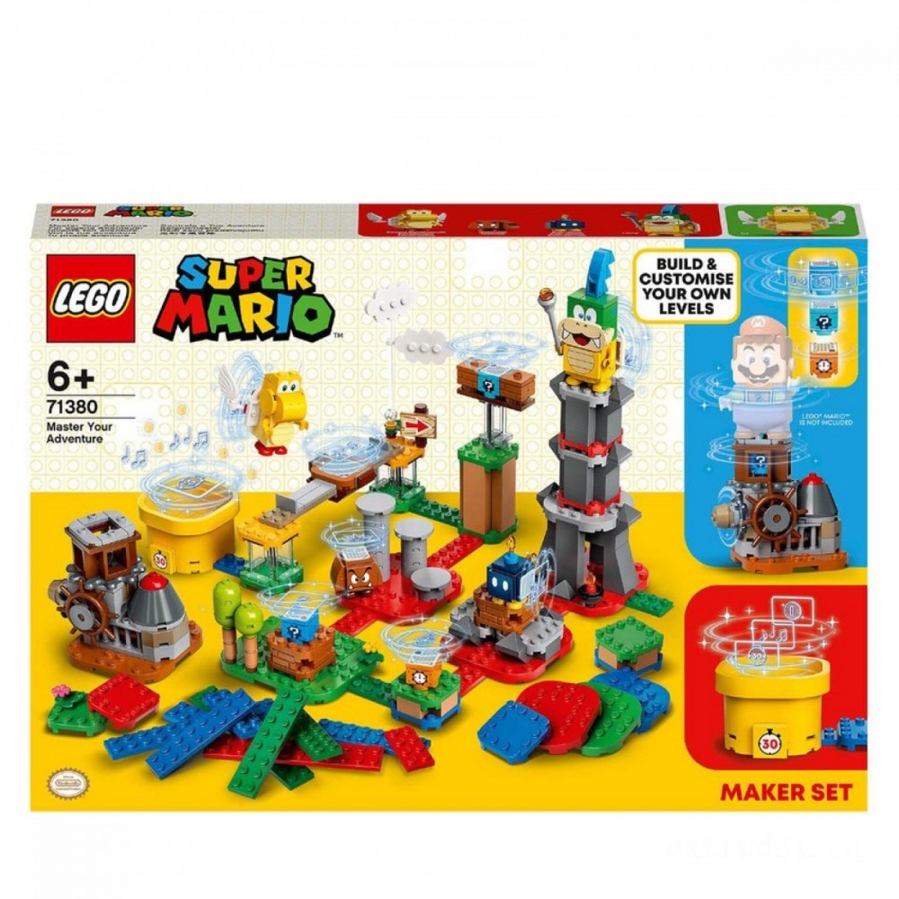 End of Season Sale - LEGO Super Mario Expert Your Journey Manufacturer Establish (71380 ) - Blowout:£34