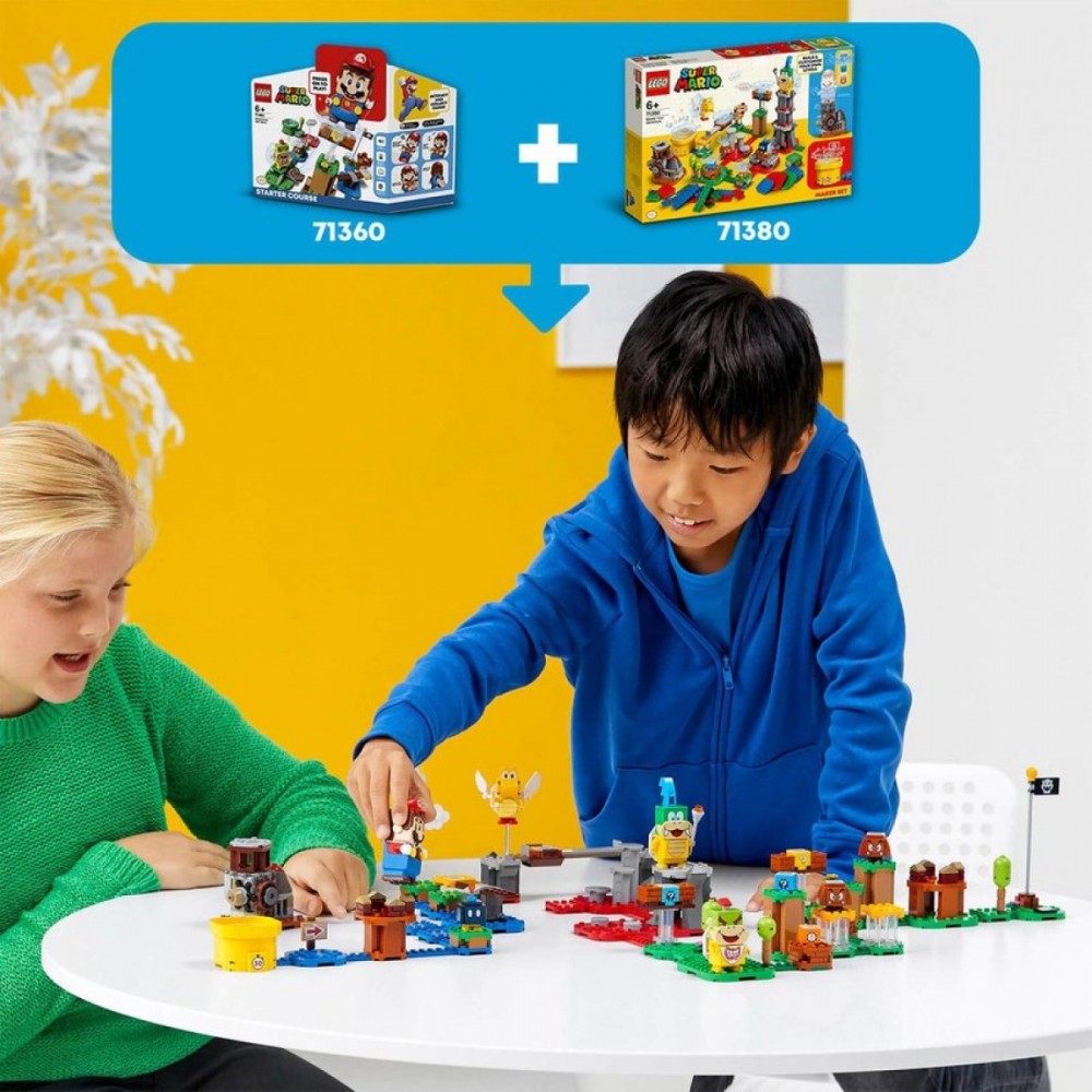 Last-Minute Gift Sale - LEGO Super Mario Master Your Adventure Manufacturer Specify (71380 ) - Winter Wonderland Weekend Windfall:£32