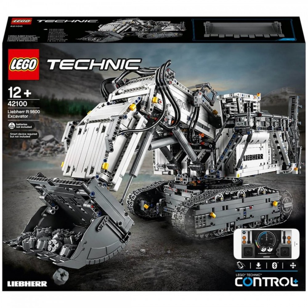 Shop Now - LEGO Method: Control+ Liebherr R 9800 Backhoe Set (42100 ) - Galore:£86