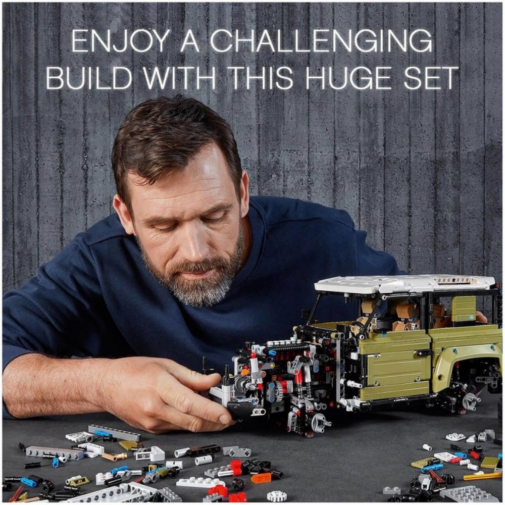 End of Season Sale - LEGO Method: Land Rover Guardian Collector's Style Automobile (42110 ) - Frenzy:£78