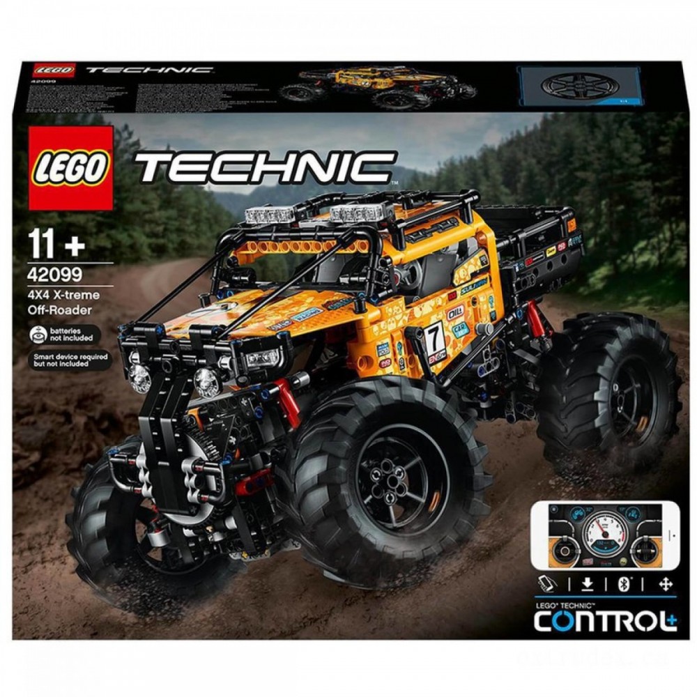 Free Gift with Purchase - LEGO Technique: Management+ 4x4 X-treme Off-Roader Truck Establish (42099 ) - Thrifty Thursday:£83[coc9701li]