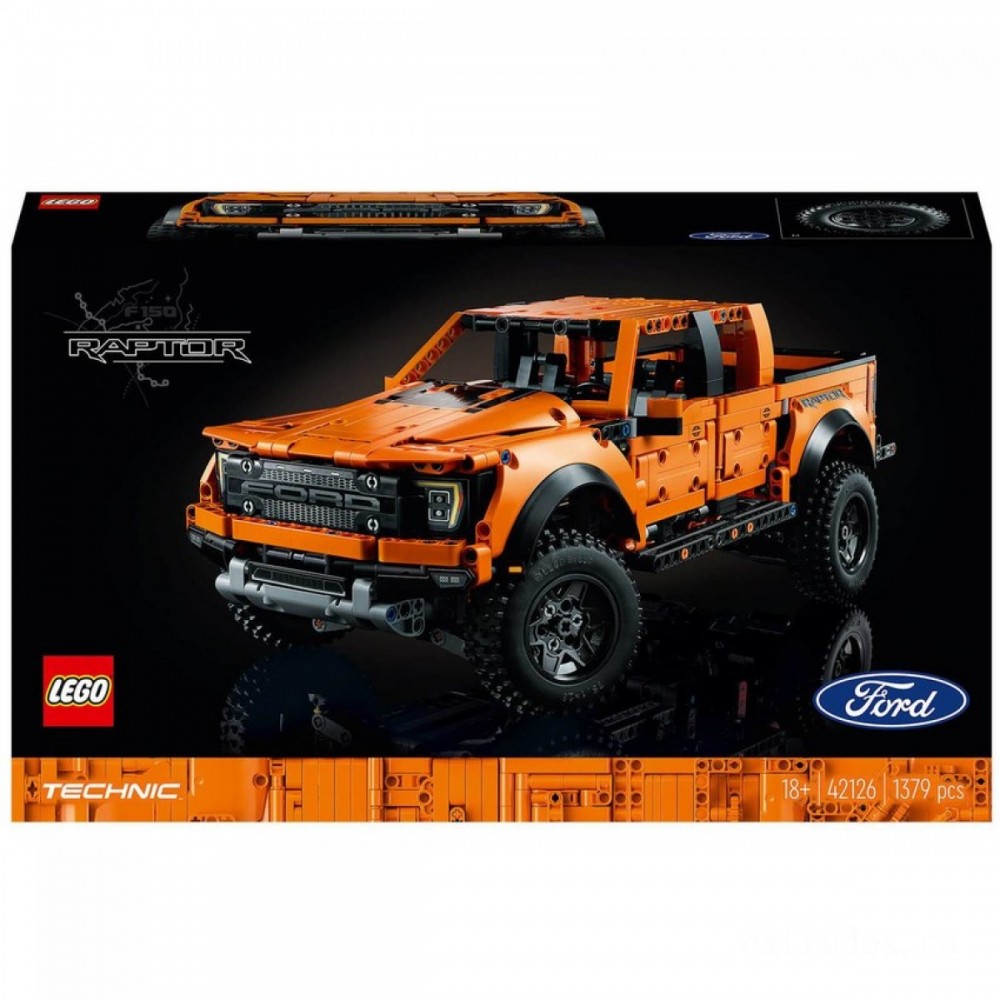 Cyber Monday Sale - LEGO Method: Ford Raptor Structure Plaything (42126 ) - Online Outlet X-travaganza:£74[gac9707wa]