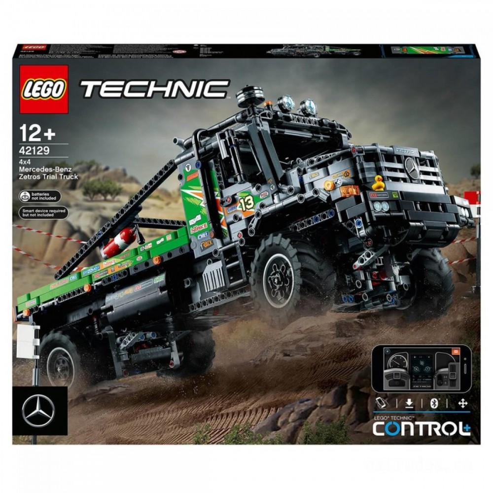 LEGO Technique: 4x4 Mercedes-Benz Zetros Trial Vehicle Toy (42129 )