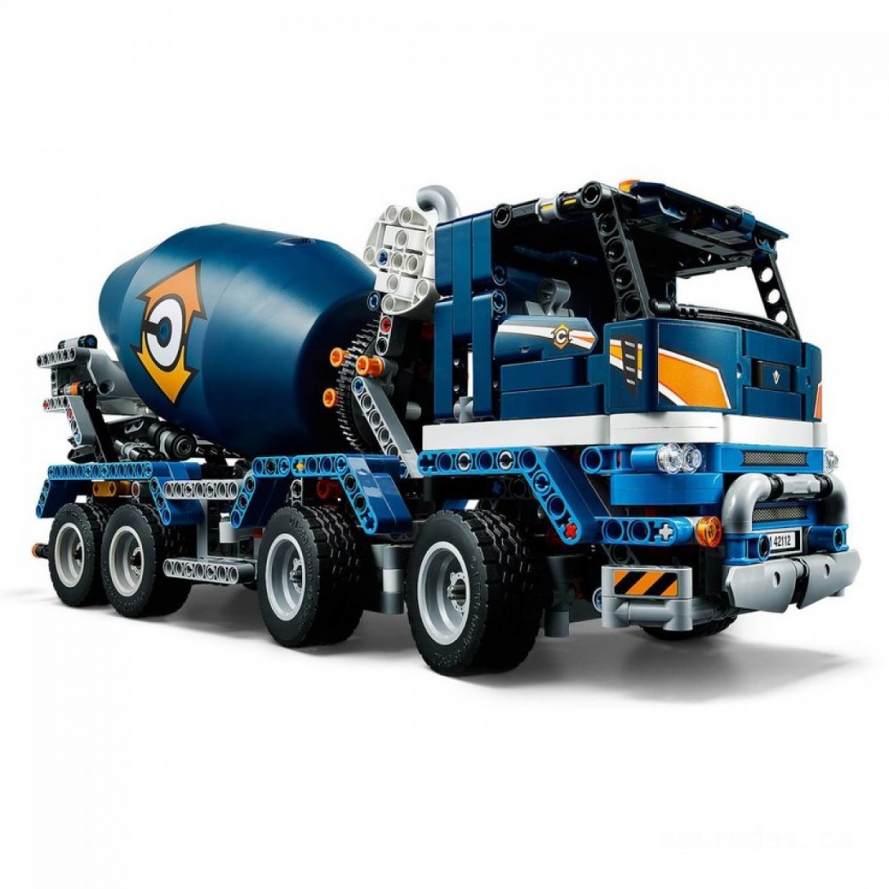 LEGO Method: Concrete Mixer Truck Plaything Construction Establish (42112 )