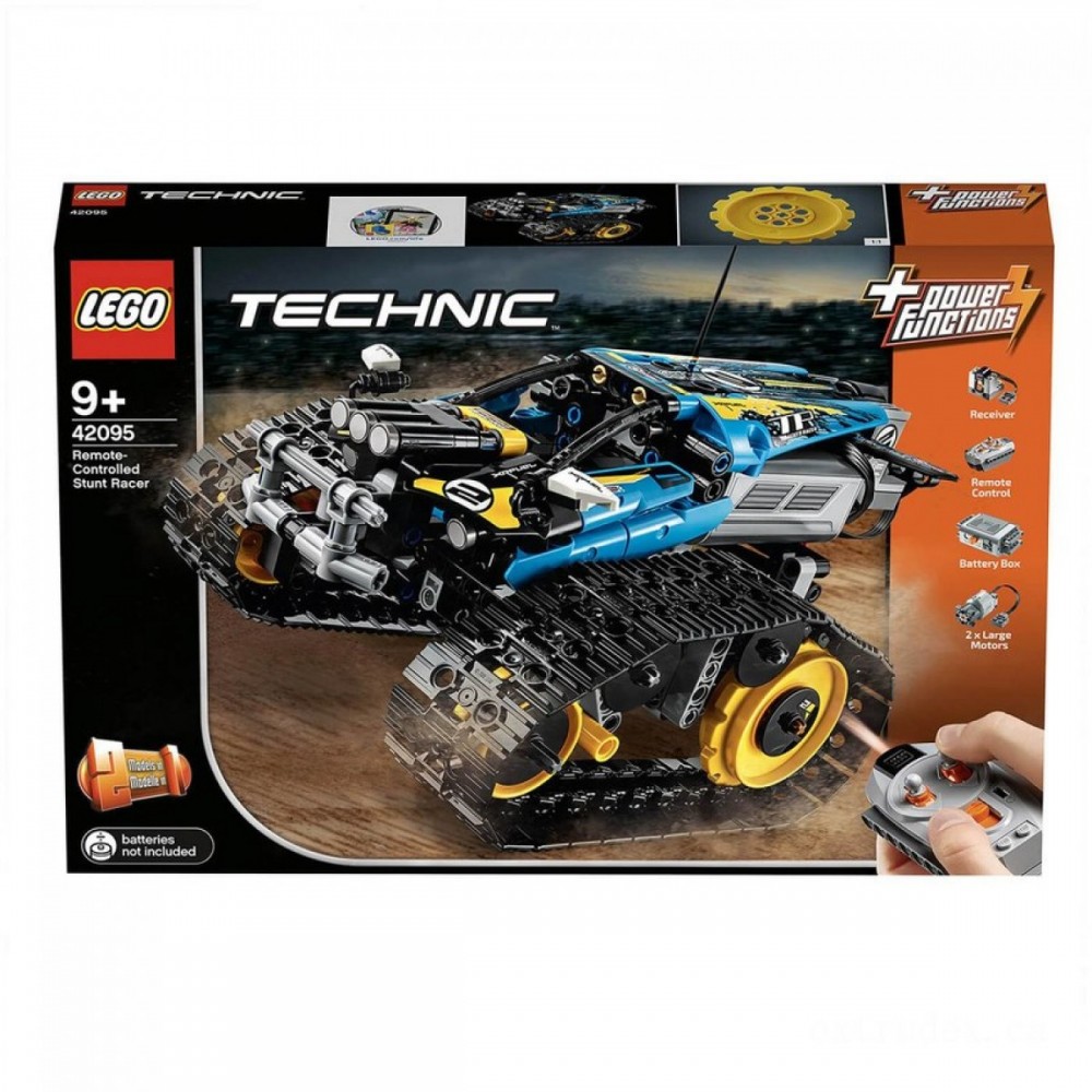 LEGO Technique: Remote-Controlled Stunt Racer Establish (42095 )