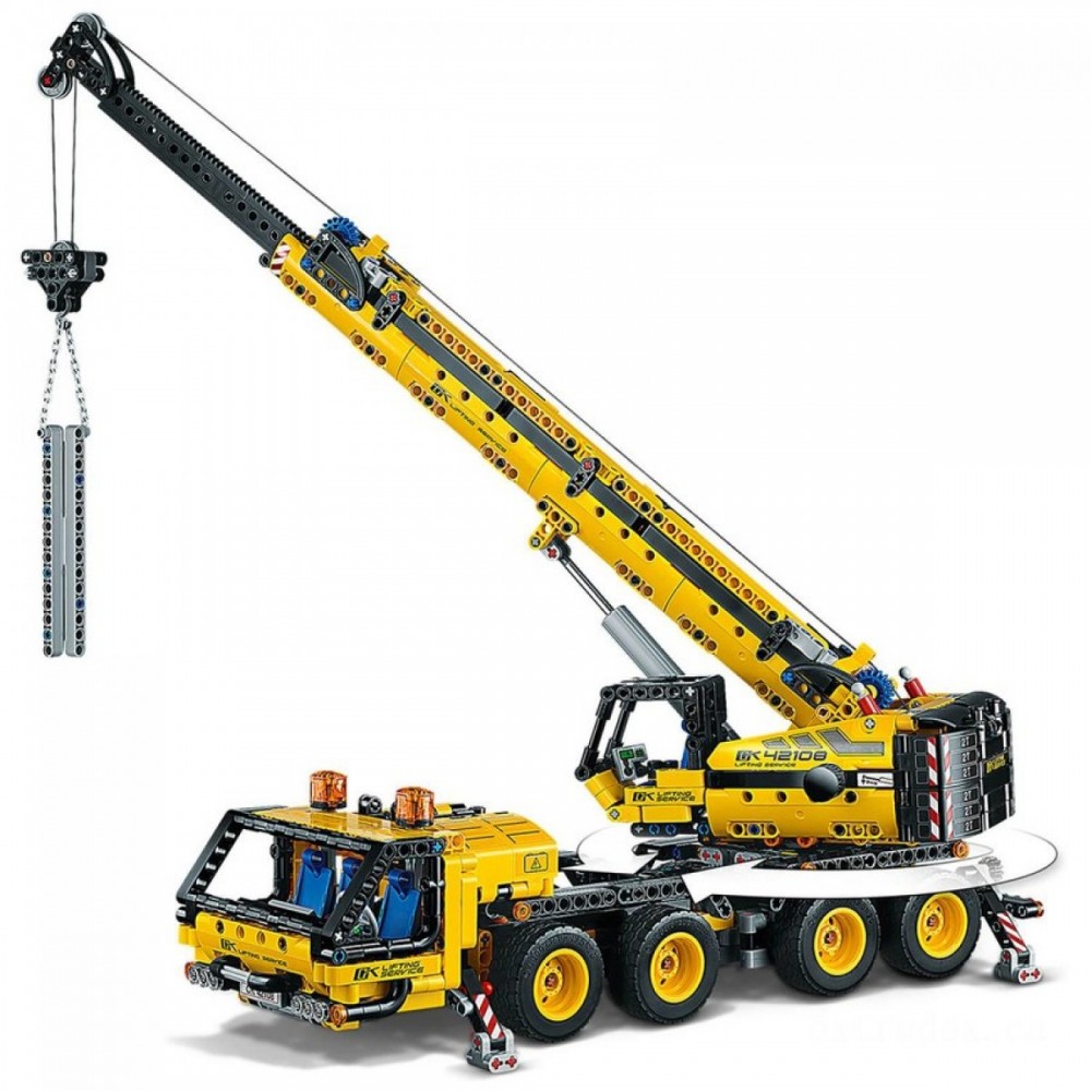 September Labor Day Sale - LEGO Technique: Mobile Crane Vehicle Plaything (42108 ) - Virtual Value-Packed Variety Show:£43