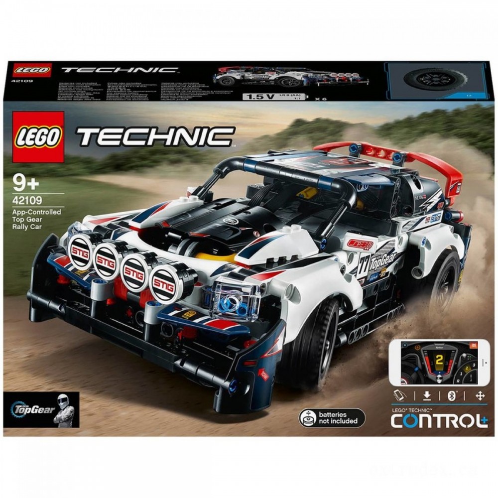 LEGO Technique: App-Controlled Leading Gear Rally Car RC Toy (42109 )