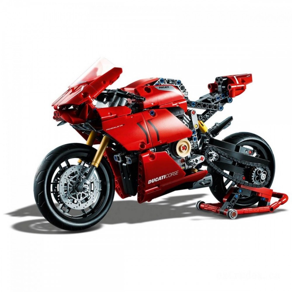 January Clearance Sale - LEGO Technic: Ducati Panigale V4 R Motorbike Design Set (42107 ) - Get-Together:£37