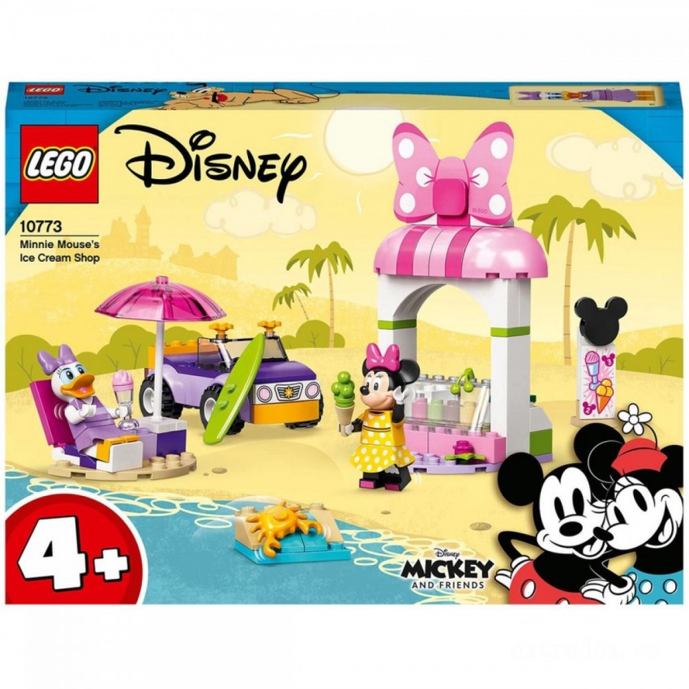 LEGO 4+ Minnie Mouse's Ice Cream Shop Toy (10773 )
