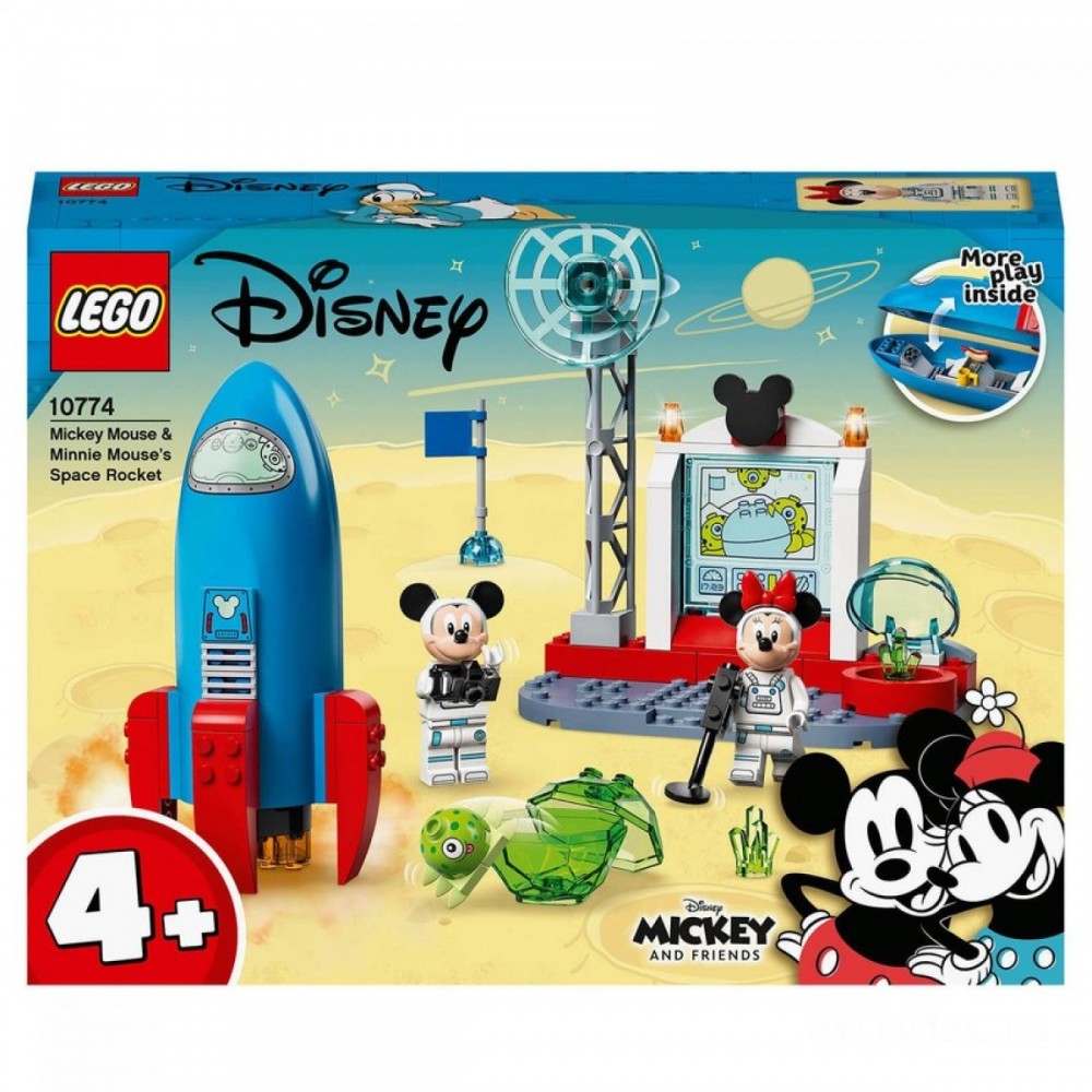 LEGO 4+ Mickey Computer Mouse & Minnie Mouse's Space Stone Toy (10774 )