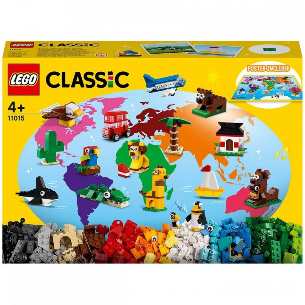Click Here to Save - LEGO Classic Around The Globe Specify (11015 ) - Online Outlet Extravaganza:£25