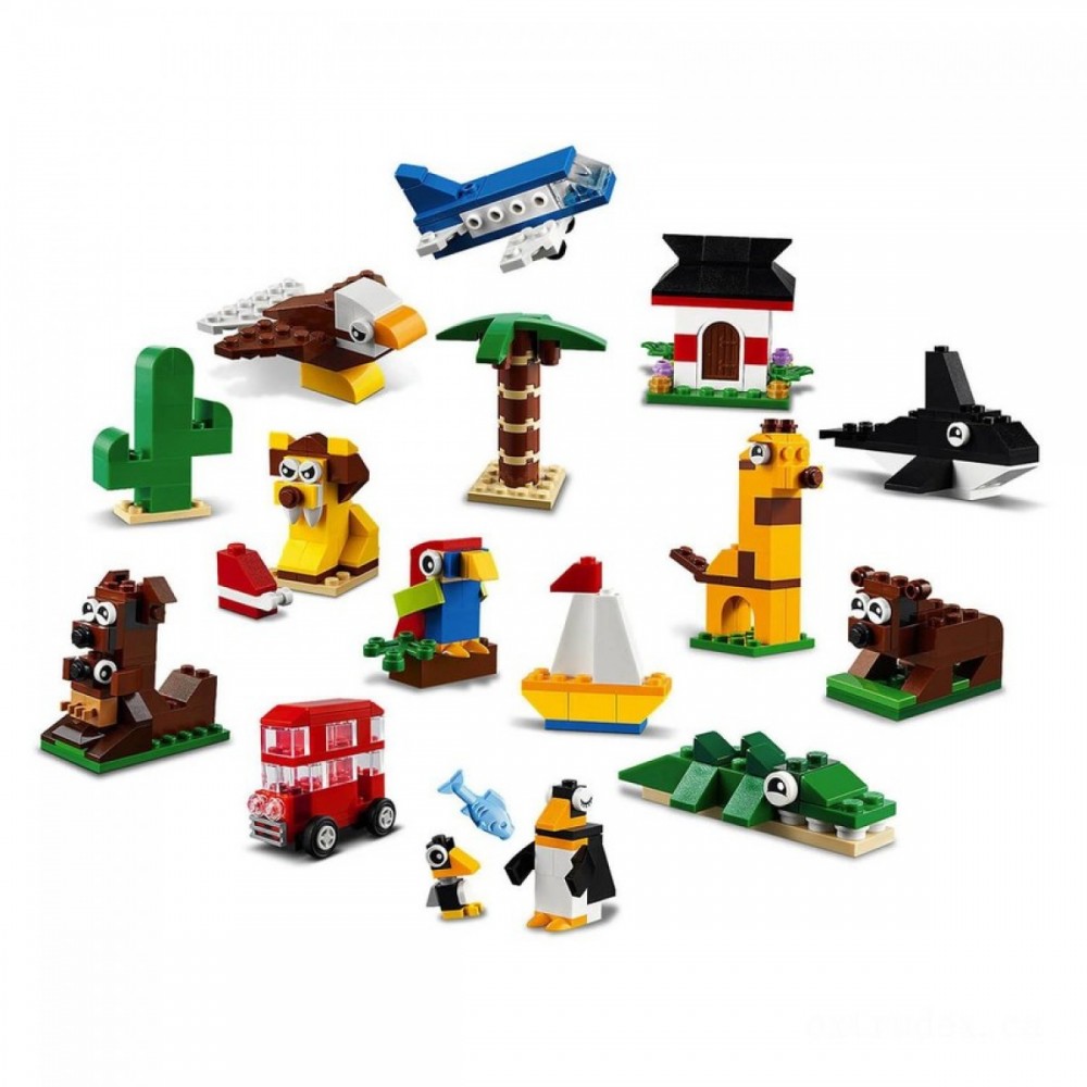 End of Season Sale - LEGO Classic Around The Globe Set (11015 ) - Curbside Pickup Crazy Deal-O-Rama:£26[jcc9728ba]