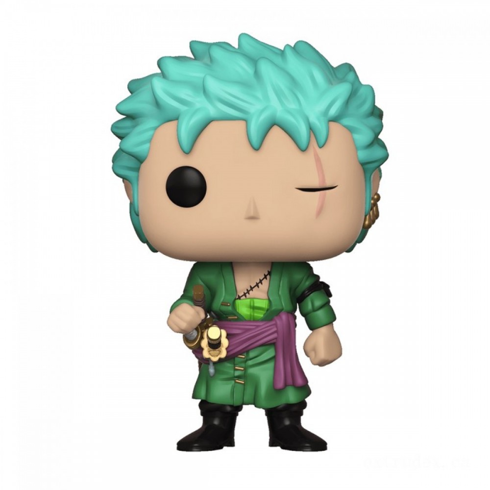 Cyber Monday Sale - One Item Zoro Funko Stand Out! Vinyl - Crazy Deal-O-Rama:£7