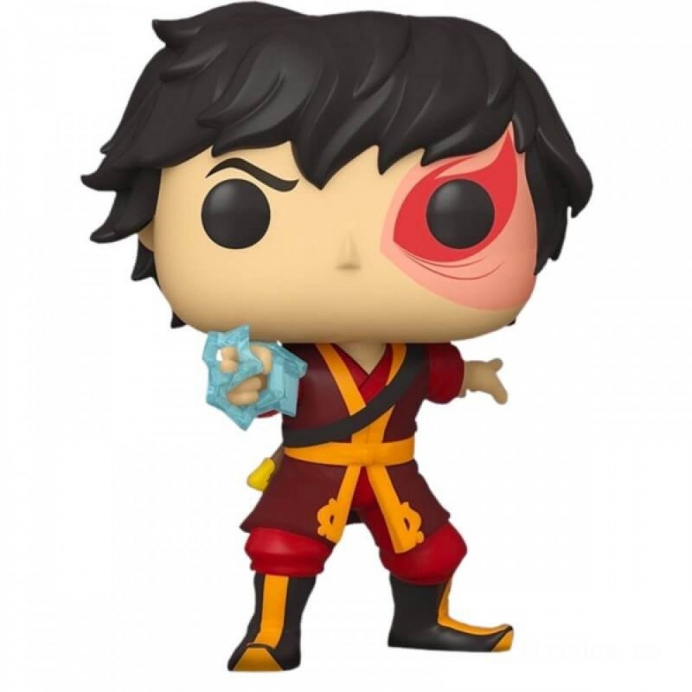 Character The Final Airbender Zuko with Super GITD Funko Stand Out! Vinyl