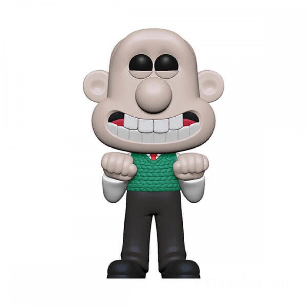 End of Season Sale - Wallace & Gromit Wallace Funko Stand Out! Vinyl fabric - Surprise Savings Saturday:£8