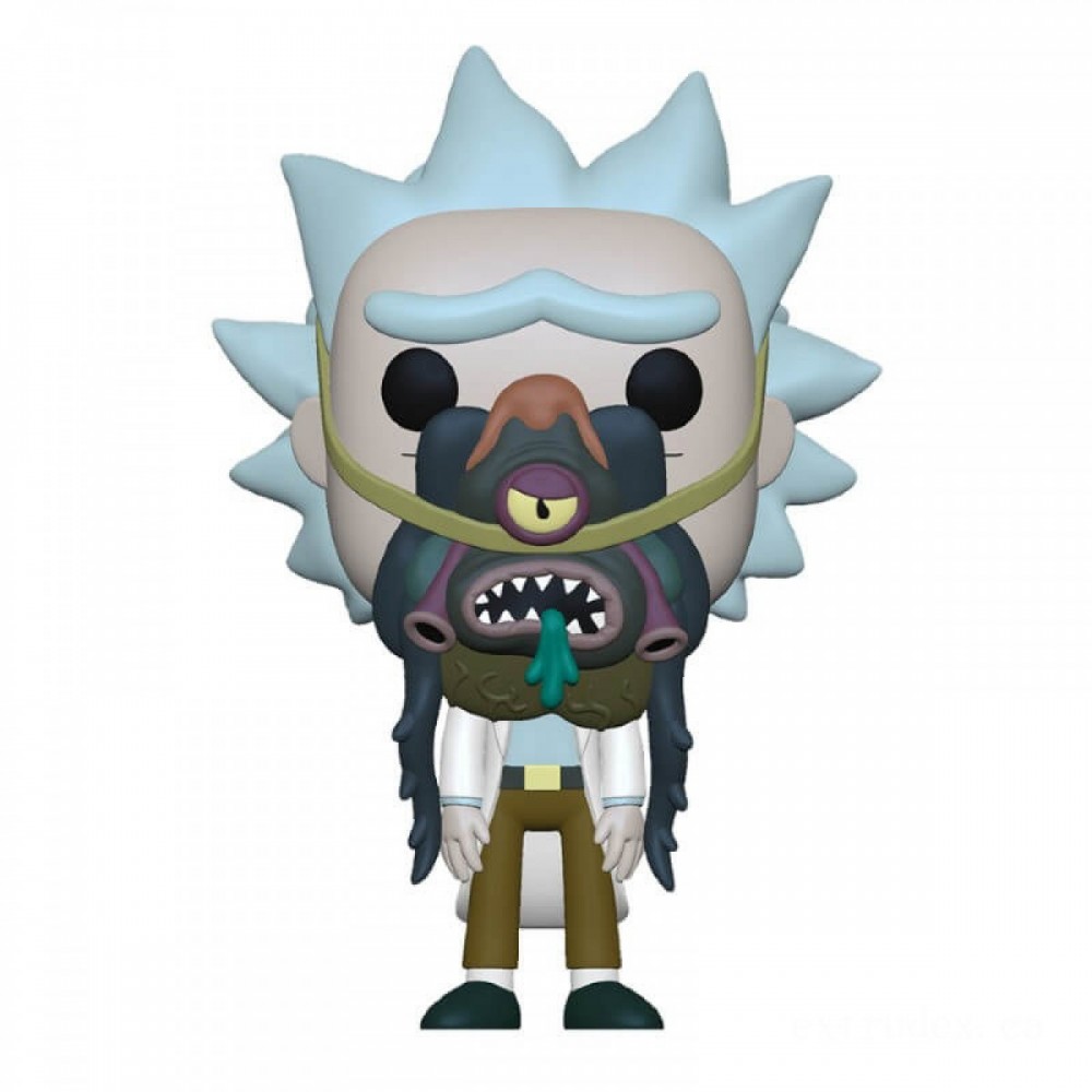 Rick and also Morty Rick with Glorzo Pop! Vinyl fabric Amount