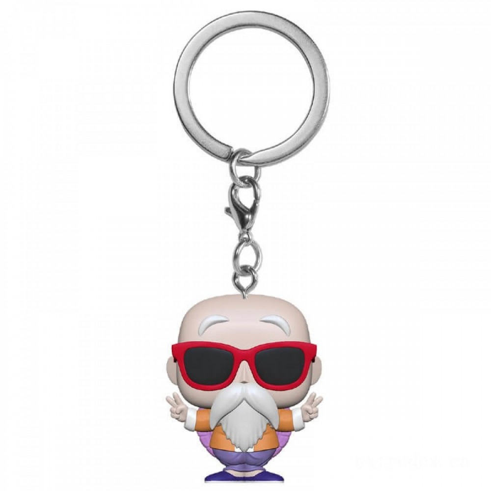 Dragonball Z Master Roshi (Peace Indicator) Funko Stand Out Keychain