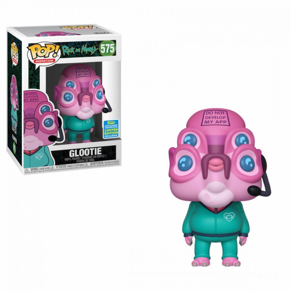 Cyber Monday Week Sale - Rick & Morty Glootie SDCC 2019 EXC Funko Stand Out! Plastic - Sale-A-Thon Spectacular:£14