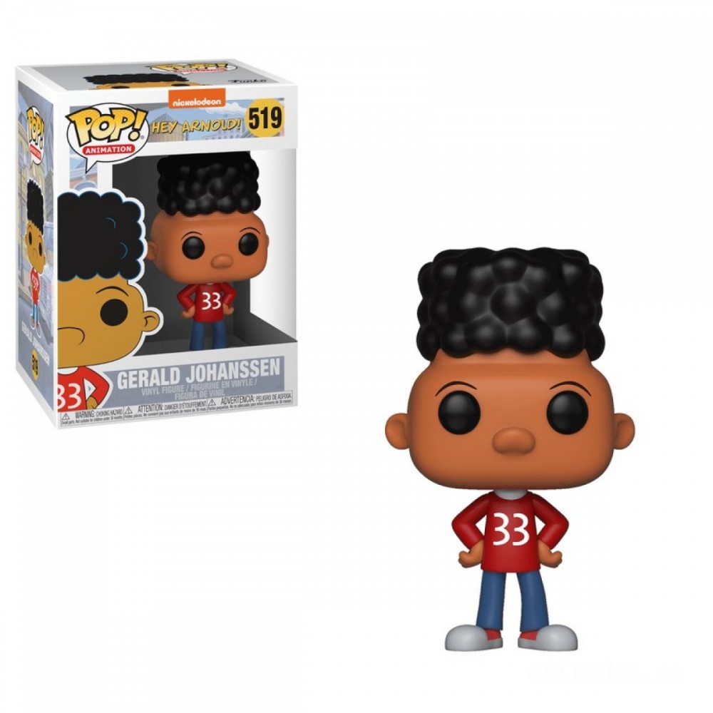 No Returns, No Exchanges - Hey Arnold Gerald Johanssen Funko Stand Out! Vinyl fabric - Sale-A-Thon Spectacular:£8