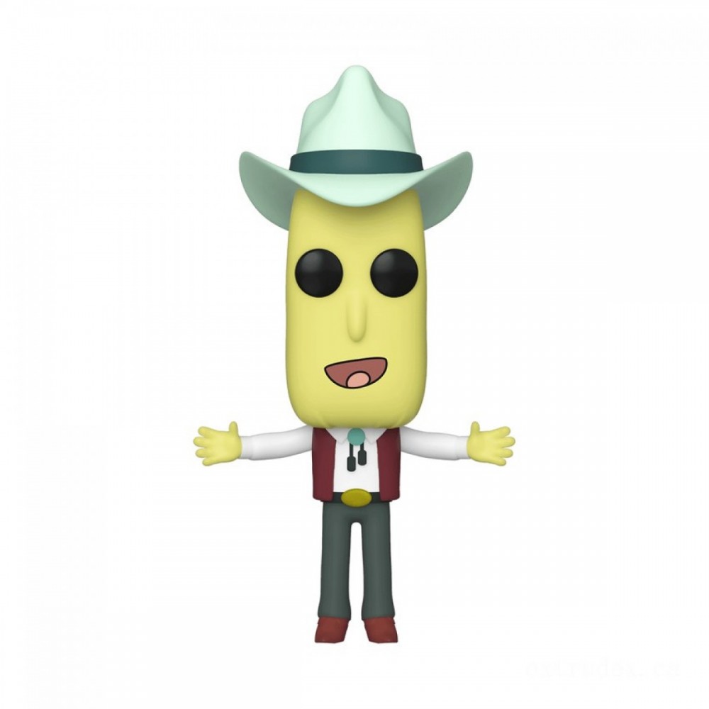 Rick and also Morty Cowboy Poopy Butthole Funko Pop! Vinyl