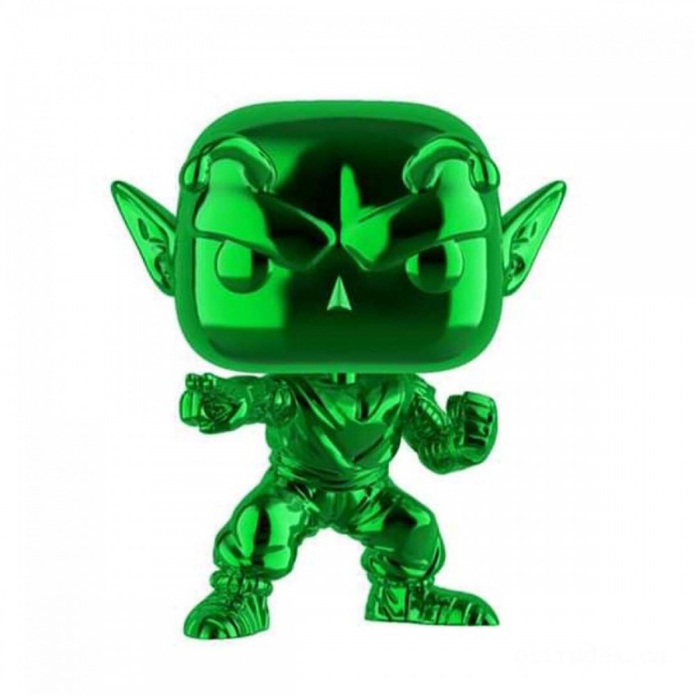 Monster Round Z Piccolo Eco-friendly Chrome ECCC 2020 EXC Funko Stand Out! Vinyl fabric