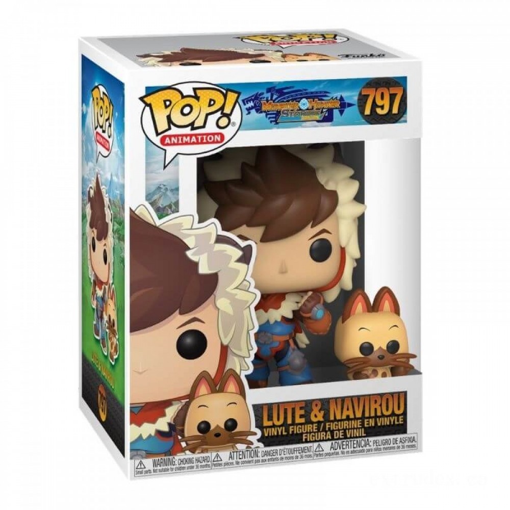 Three for the Price of Two - Creature Seeker Lute along with Navirou Funko Pop! Vinyl - Fourth of July Fire Sale:£7