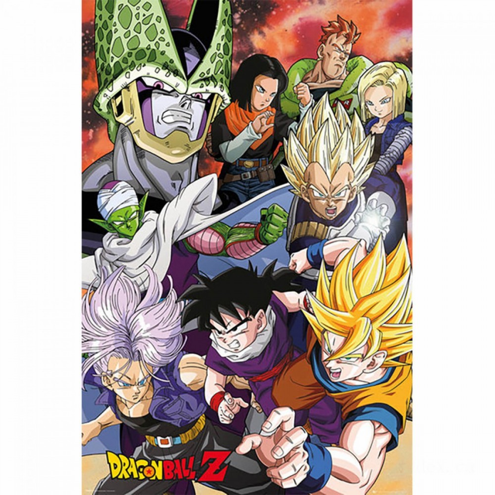 Dragon Round Z Cell Legend - 24 x 36 Inches Maxi Banner