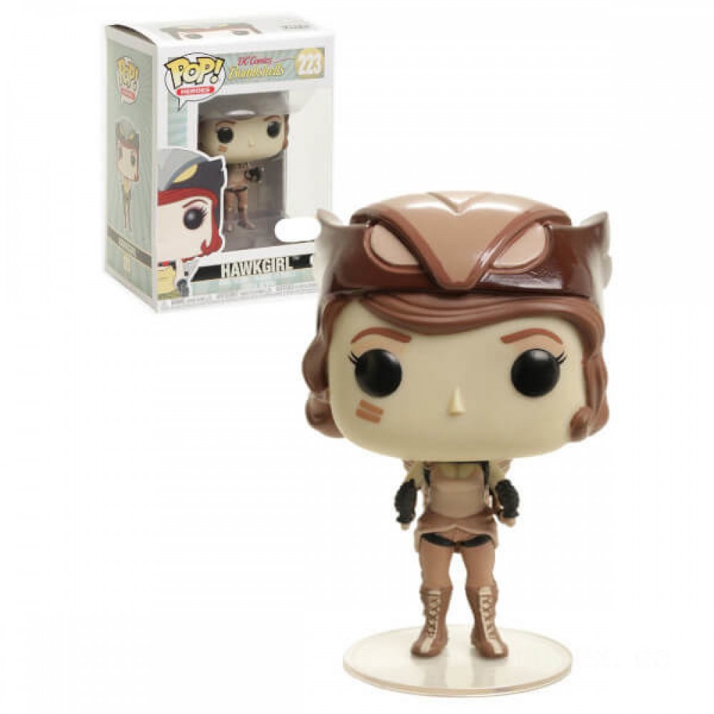 DC Shocks Hawkgirl Sepia EXC Funko Stand Out! Vinyl fabric