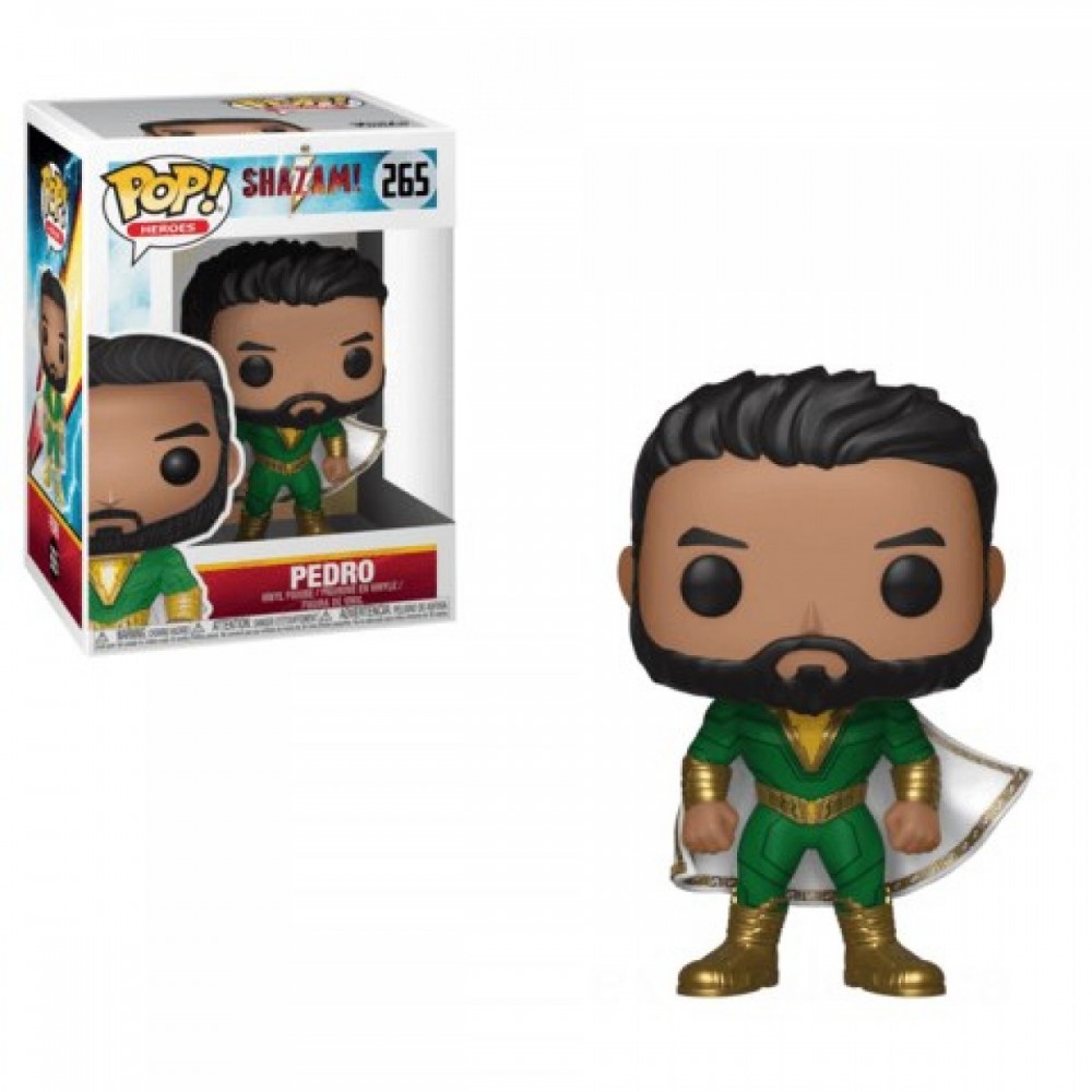 Independence Day Sale - DC Comics Shazam Pedro Funko Stand Out! Vinyl - Fire Sale Fiesta:£7